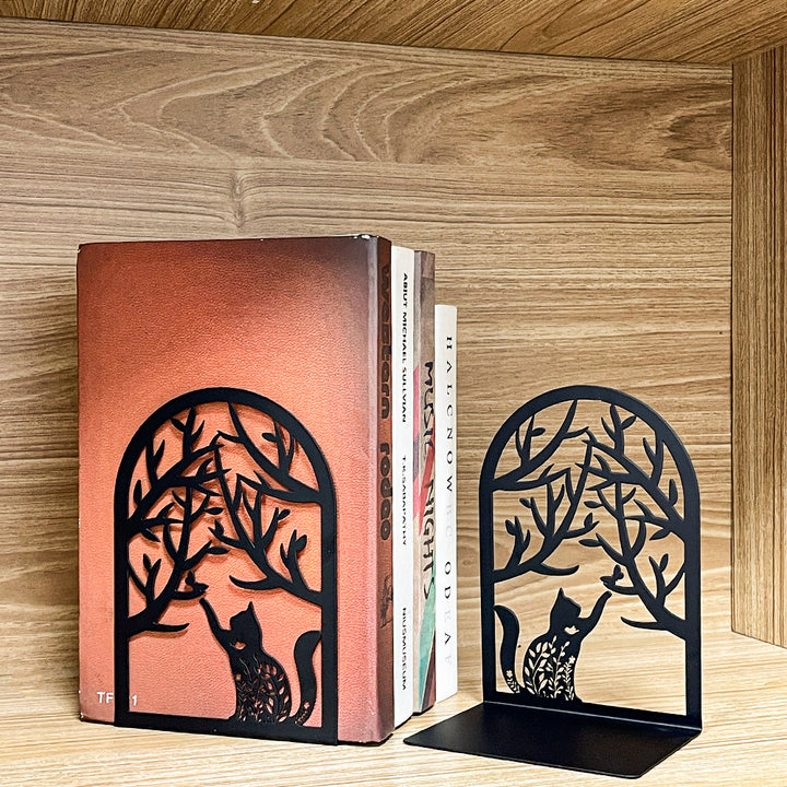 Decorative Forest Silhouette Bookends