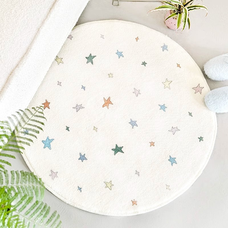 Cozy Star-Patterned Area Rug