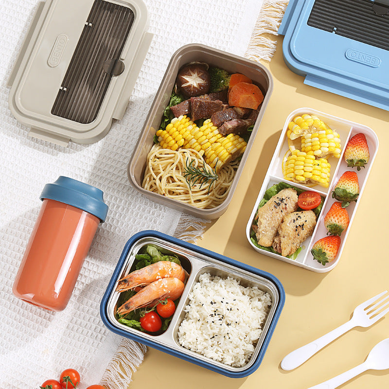 Multi-Compartment Stainless Steel Bento Lunch Box