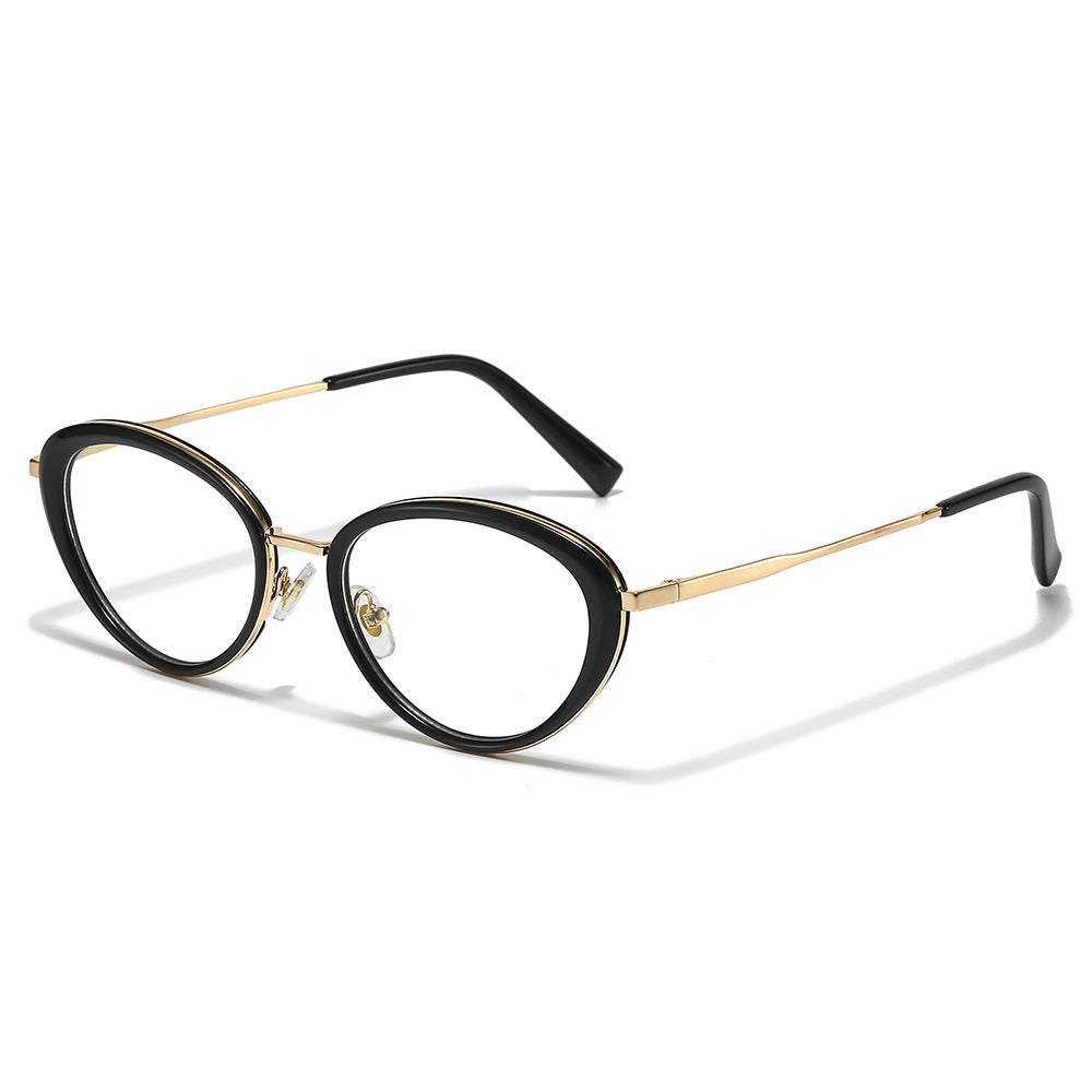 Retro-Inspired Cat-Eye Sunglasses with Tortoise Shell Accents Kalsten