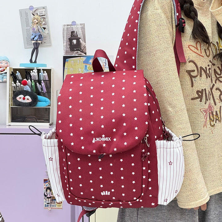 Stylish Star-Embellished Backpack Kalsten 1791205579