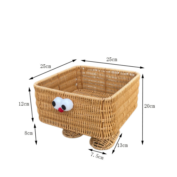 Cute Animal Face Storage Basket Kalsten