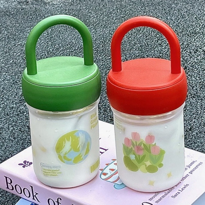 Ladies eco-friendly water bottle with practical carrying handle Kalsten