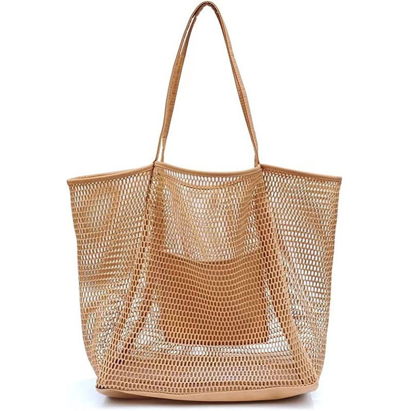 Spacious mesh beach bag Kalsten