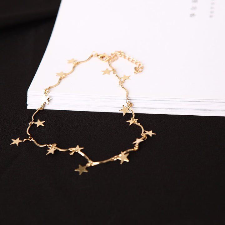 Star Charm Linked Chain Necklace Kalsten