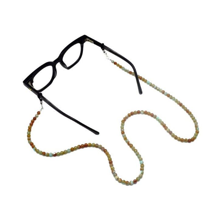 Beaded Eyewear Chain with Durable Clips Kalsten
