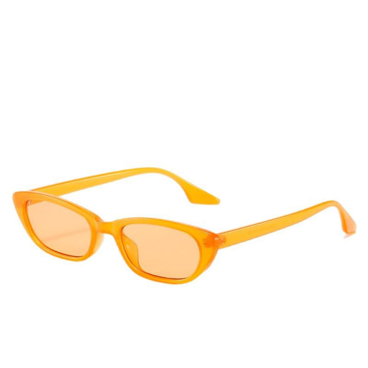 Women's modern sunglasses in trendy cat-eye style with transparent frame Kalsten