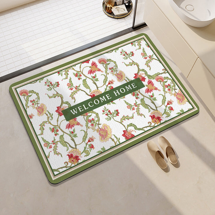 Fun Citrus-Themed Bath Mat Kalsten