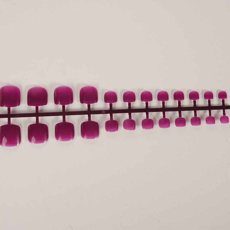 Glossy Ombre Press-On Toenails Kalsten