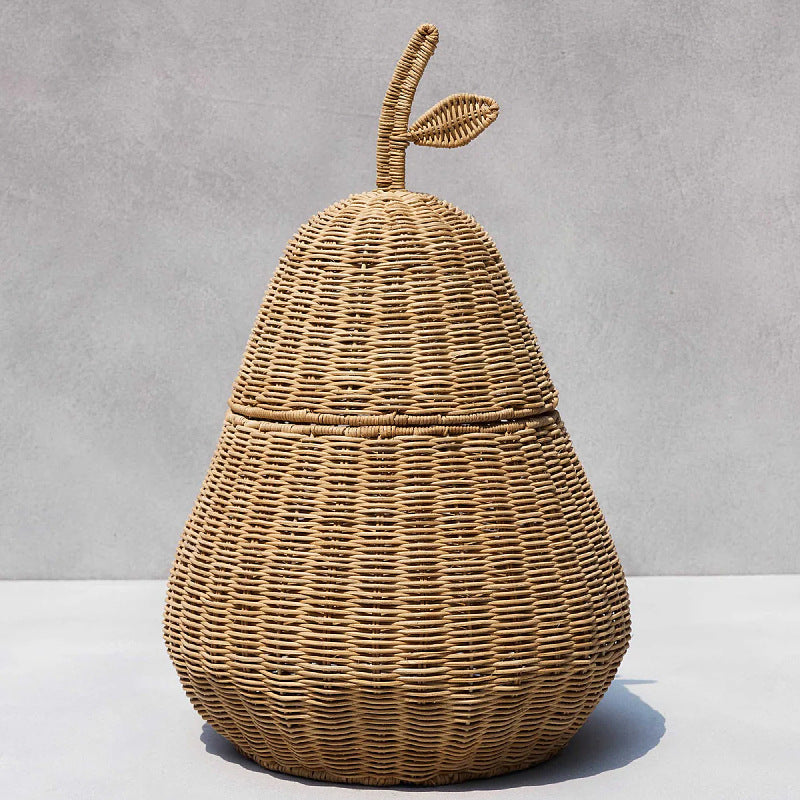 Playful decorative basket in pear shape Kalsten