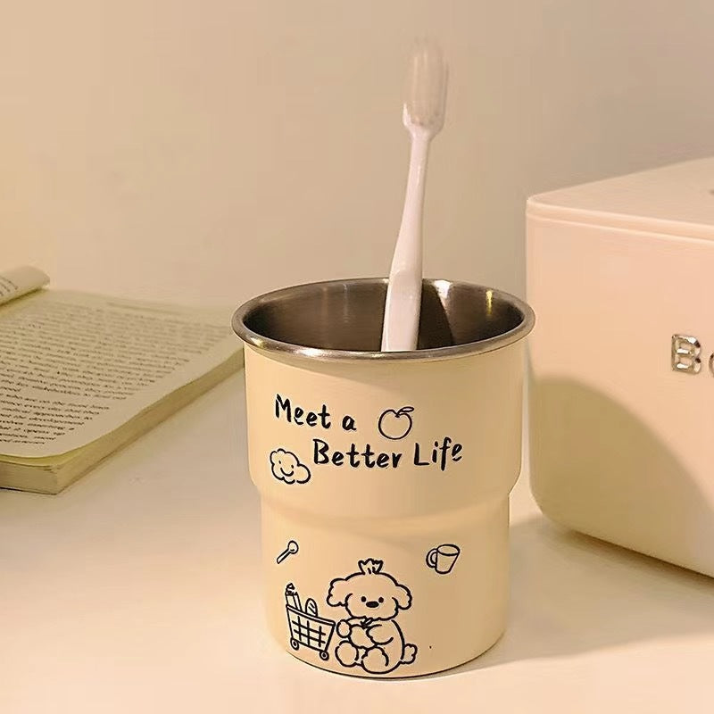 Toothbrush holder with loving animal design Kalsten