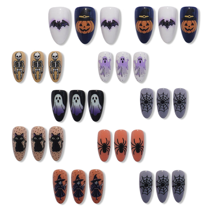 Halloween-Themed Press-On Nails