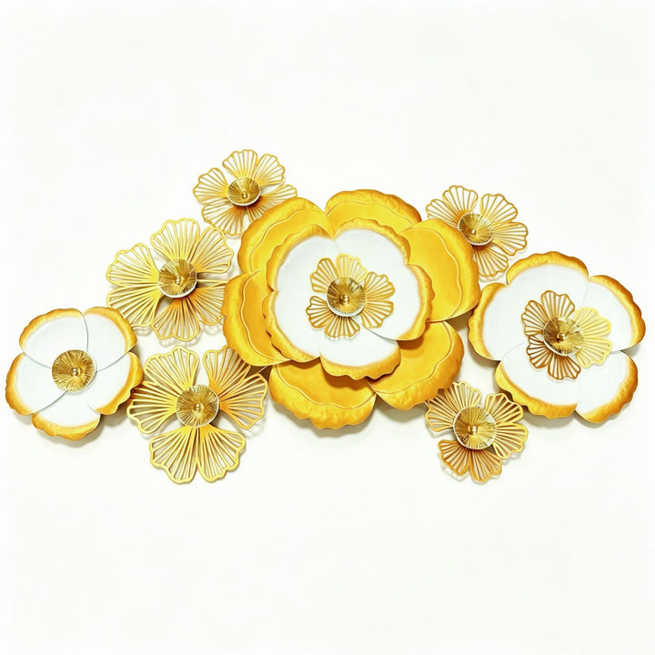 Decorative Metal Floral Wall Art Sculpture Kalsten