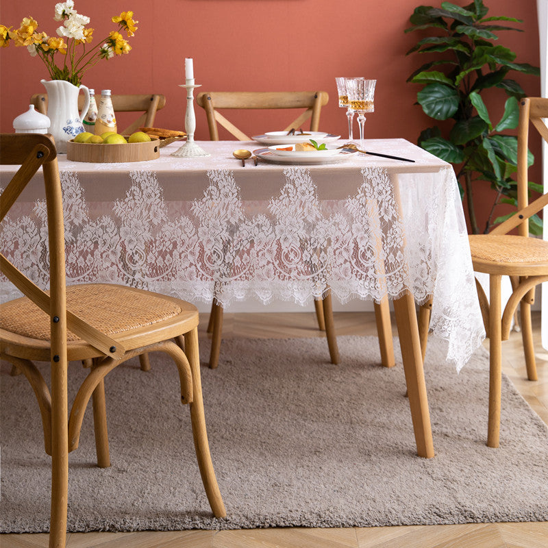 Elegant Lace Table Overlay