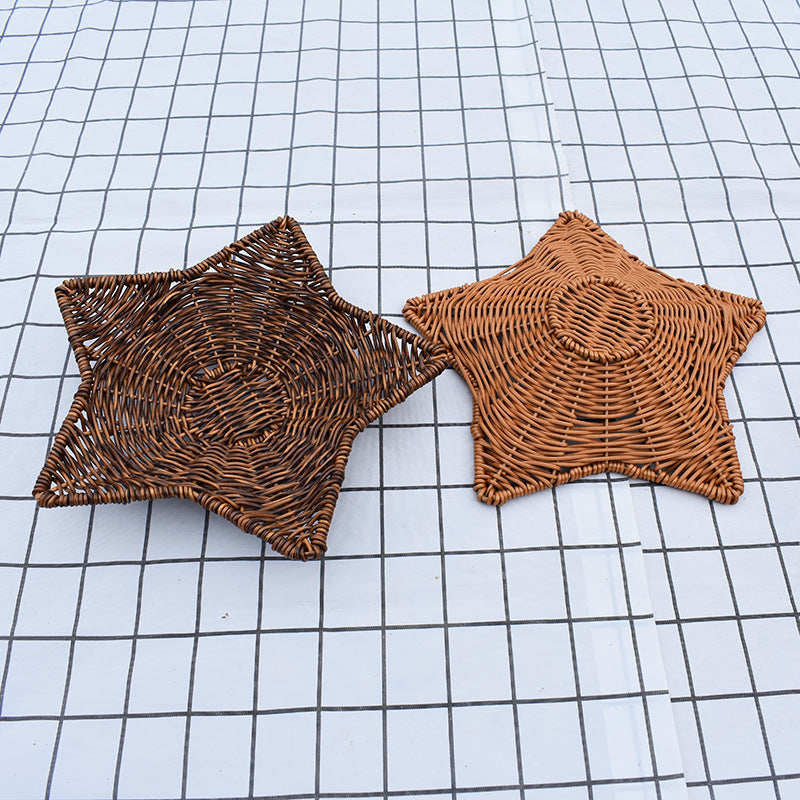 Handmade Star-Shaped Woven Basket Kalsten