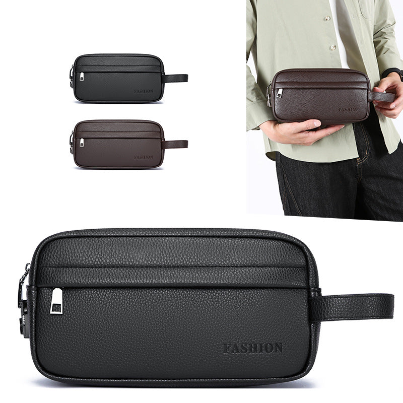 Premium Leather Toiletry Bag Kalsten