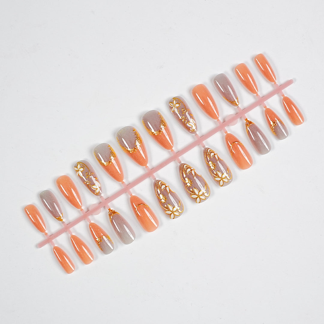 Decorative Press-On Nail Art Kit