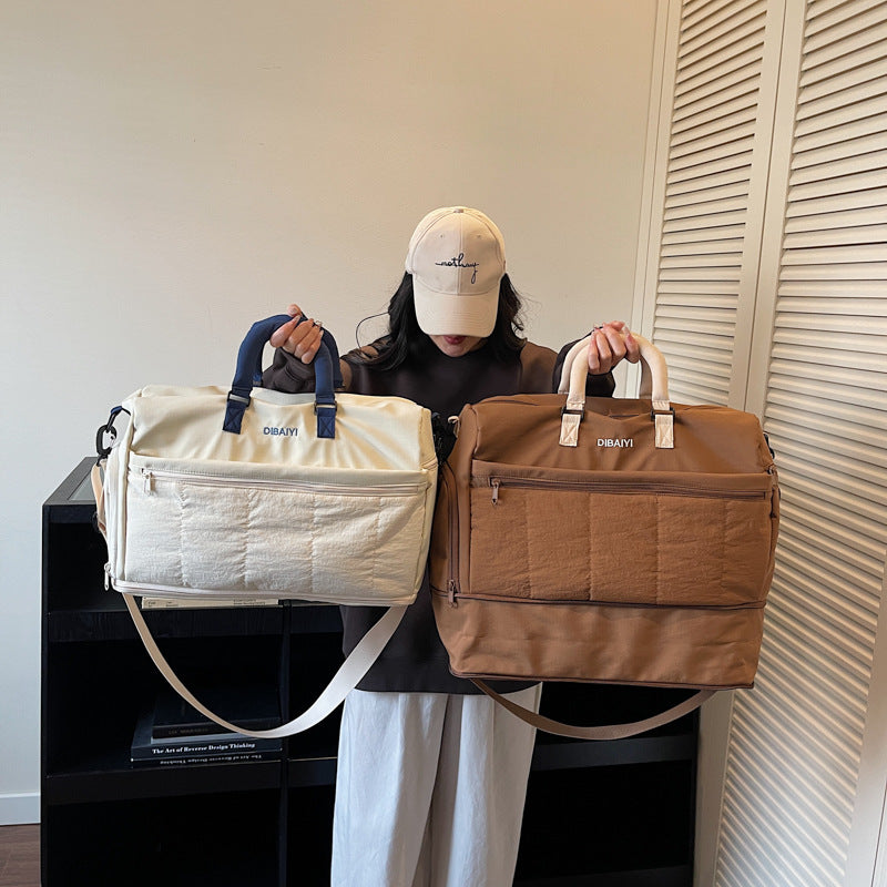 Quilted Multi-Functional Travel Duffel Bag
