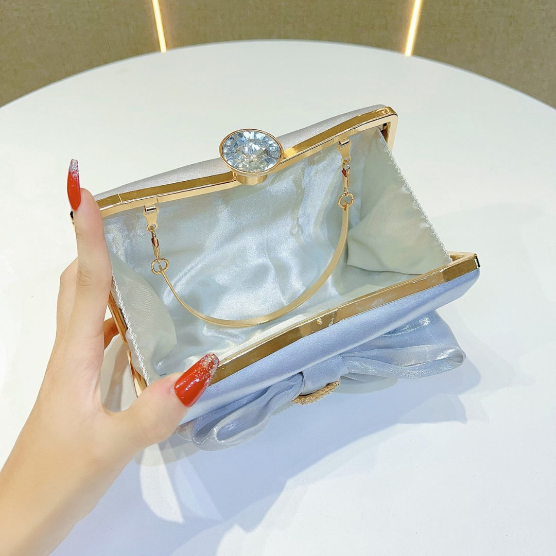 Elegant Satin Evening Clutch