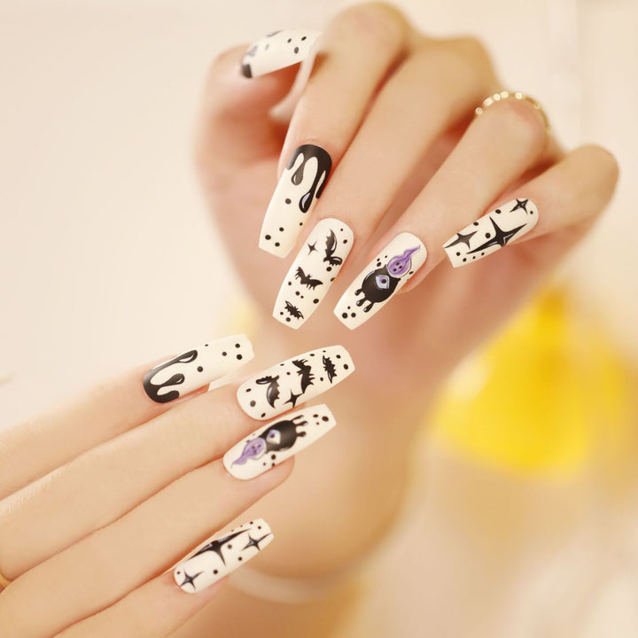 Artistic Nail Art with Creepy Designs Kalsten