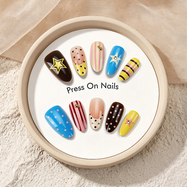 Creative Themed Press-On Nails Kalsten