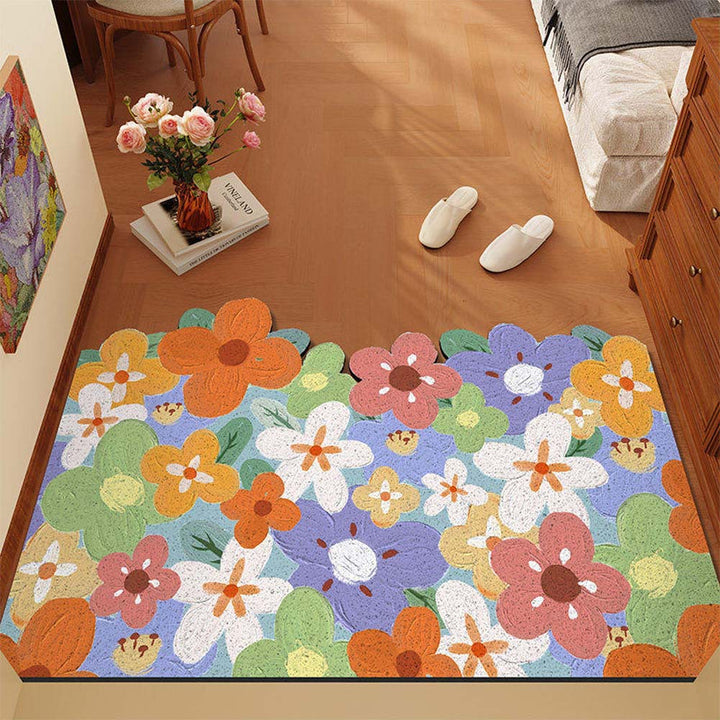 Floral Pattern Area Rug