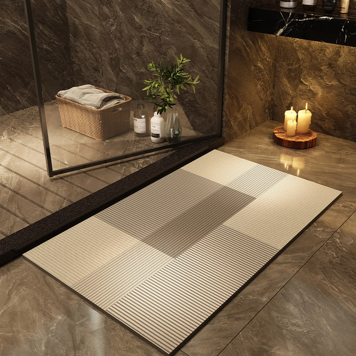 Abstract Geometric Shower Mat