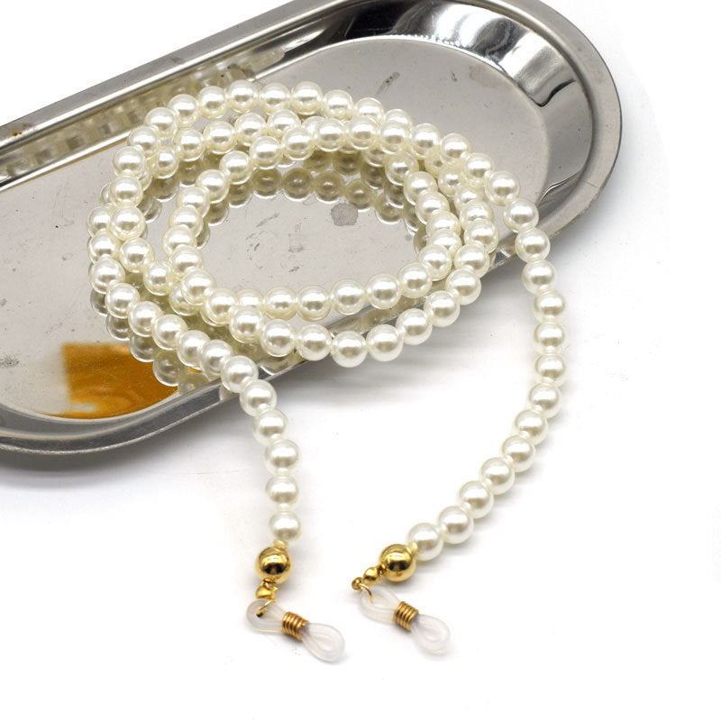 Elegant Pearl Beaded Eyewear Chain Kalsten