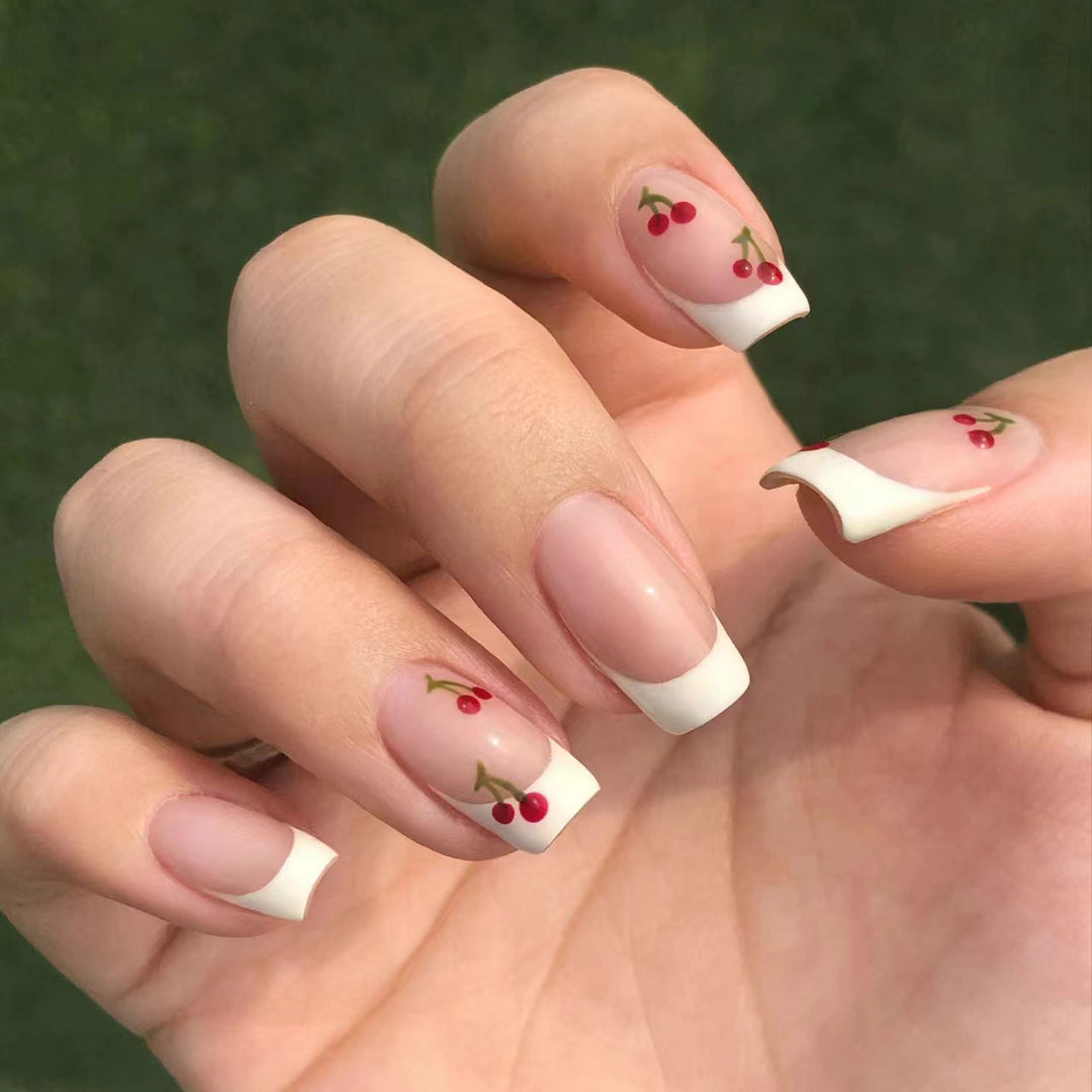 Cherry Blossom French Tip Nail Art Kit
