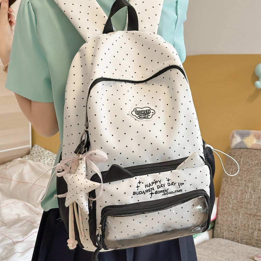 Cute Polka Dot Design Backpack Kalsten