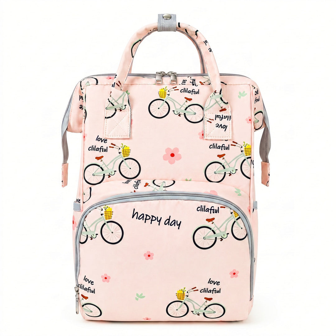 Playful Illustrated Backpack Kalsten