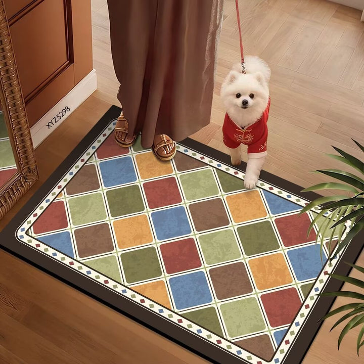 Colorful Patterned Floor Mat Kalsten