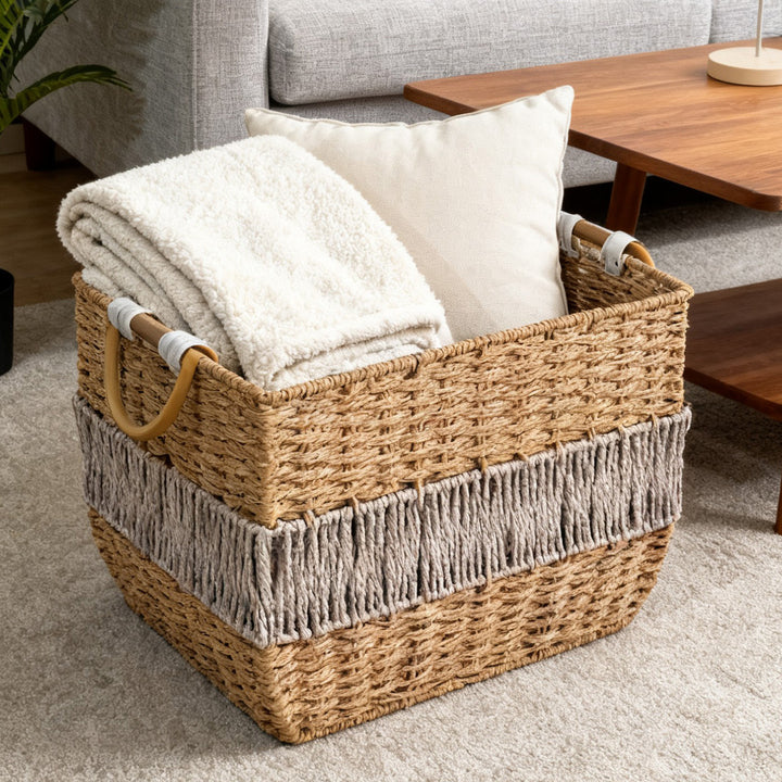 Natural meadows storage basket Kalsten