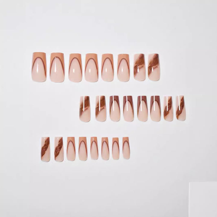 Marble Art Acrylic Nail Enhancements Kalsten