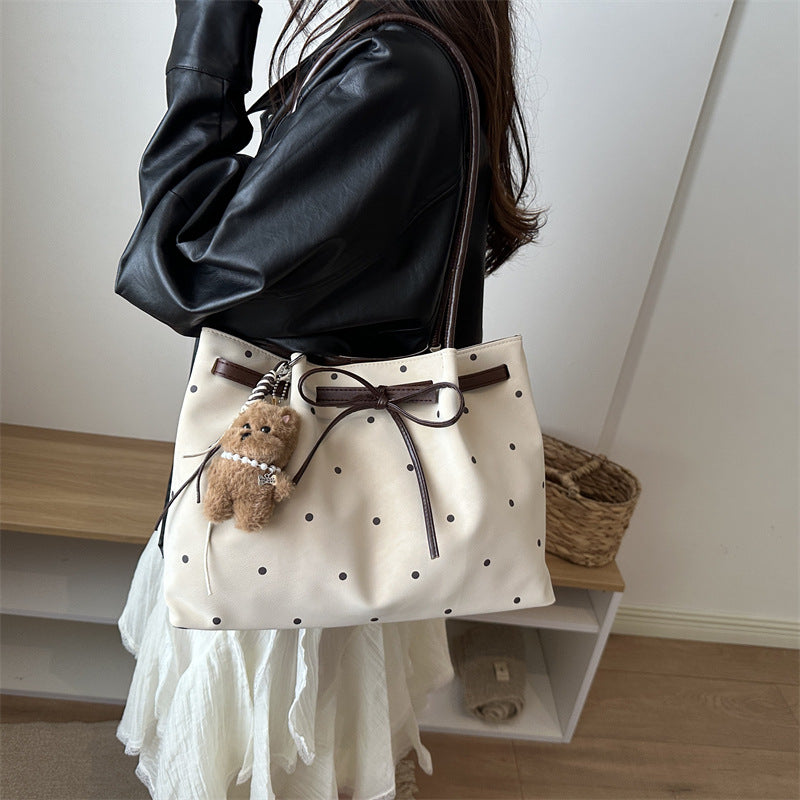 Polka Dot Decorative Tote Bag