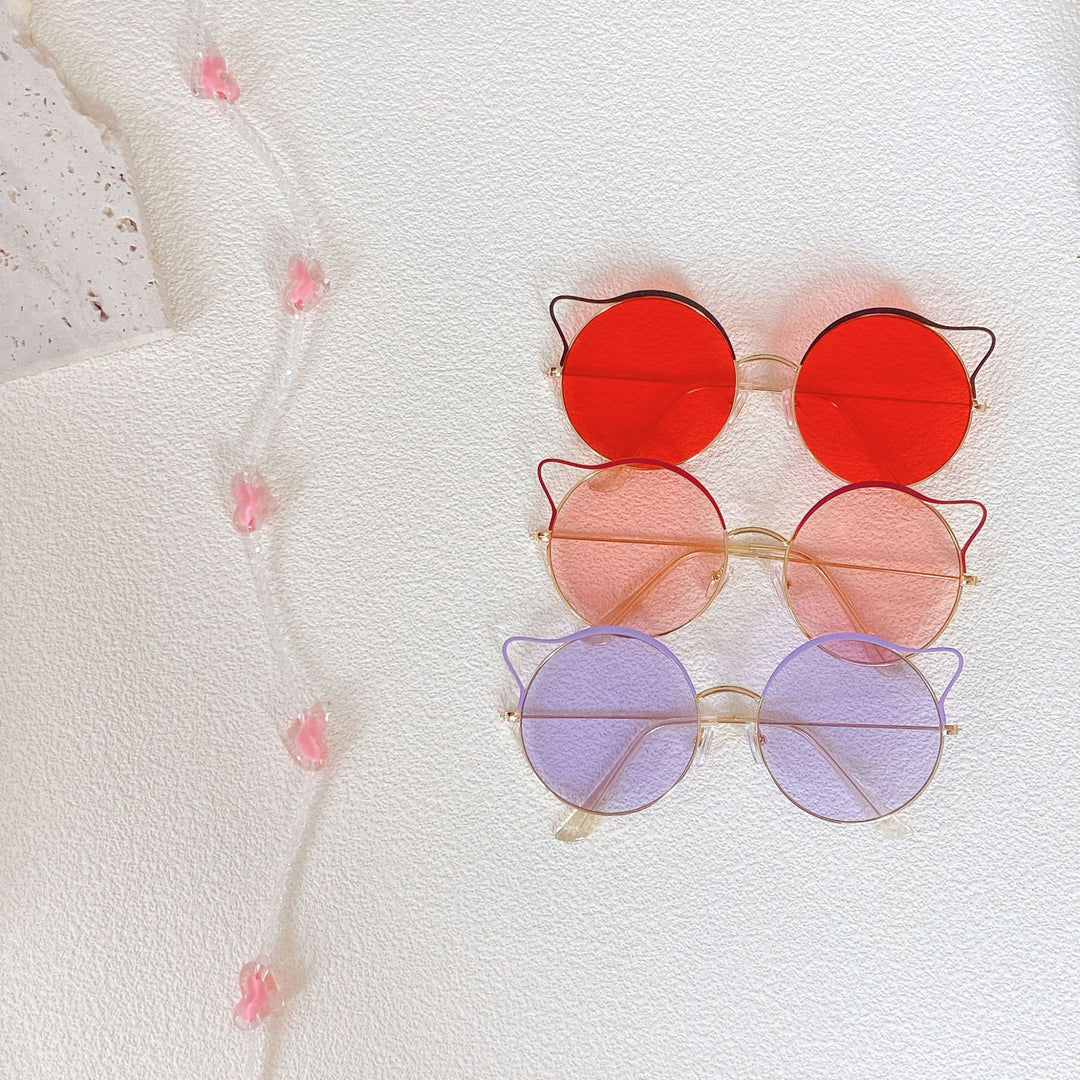 Fashionable Cat-Eye Sunglasses with Mirrored Lenses Kalsten
