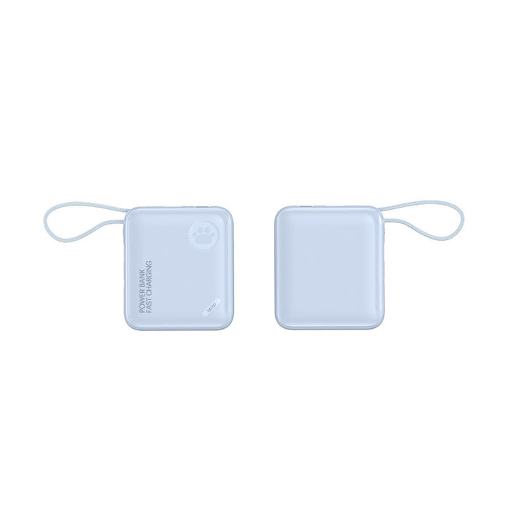 Compact power bank with fast charging function and carrying strap Kalsten