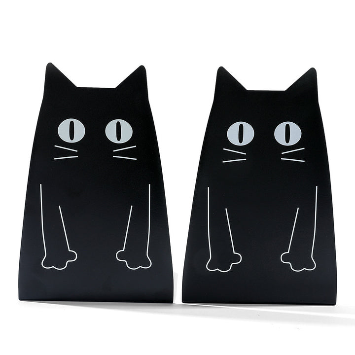 Playful Cat-Themed Bookends
