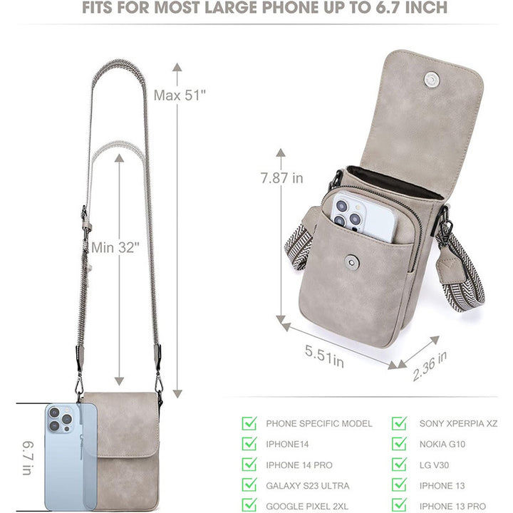 Fashionable shoulder bag with colorful adjustable shoulder strap Kalsten