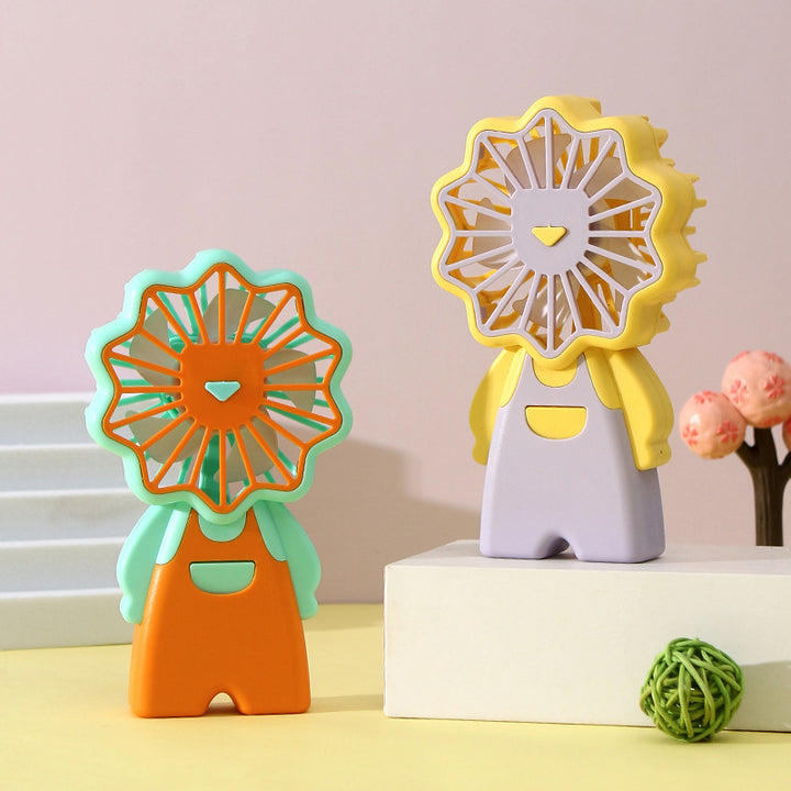 Ladies Portable Fan in Fun Flower Design Kalsten