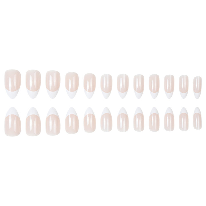 Elegant French Tip Stiletto Press-On Nails Kalsten 1789085334