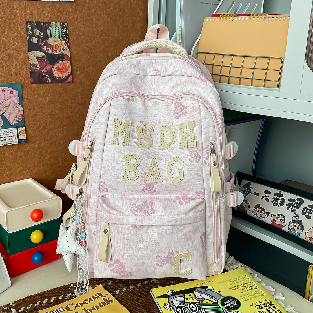 Stylish Embroidered Casual Backpack Kalsten 1791205709
