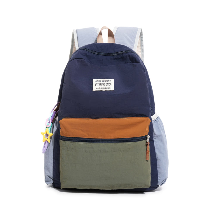 Color-Block Casual Backpack Kalsten
