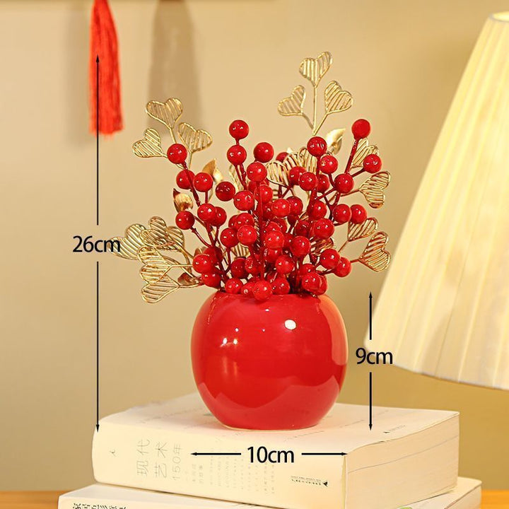 Heart-Themed Decorative Flower Arrangement