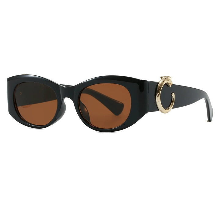 Women's elegant Cat-Eye sunglasses with golden details Kalsten