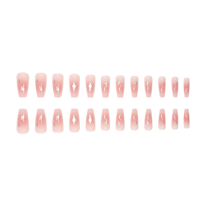 Long Starry Stiletto Press-On Nails Kalsten