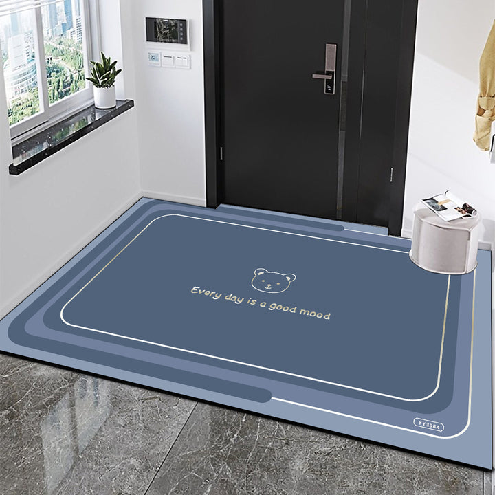 Cute Bear-Themed Floor Mat