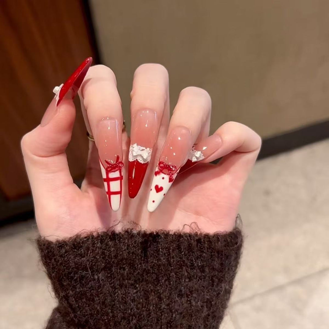 Festive Press-On Nail Set