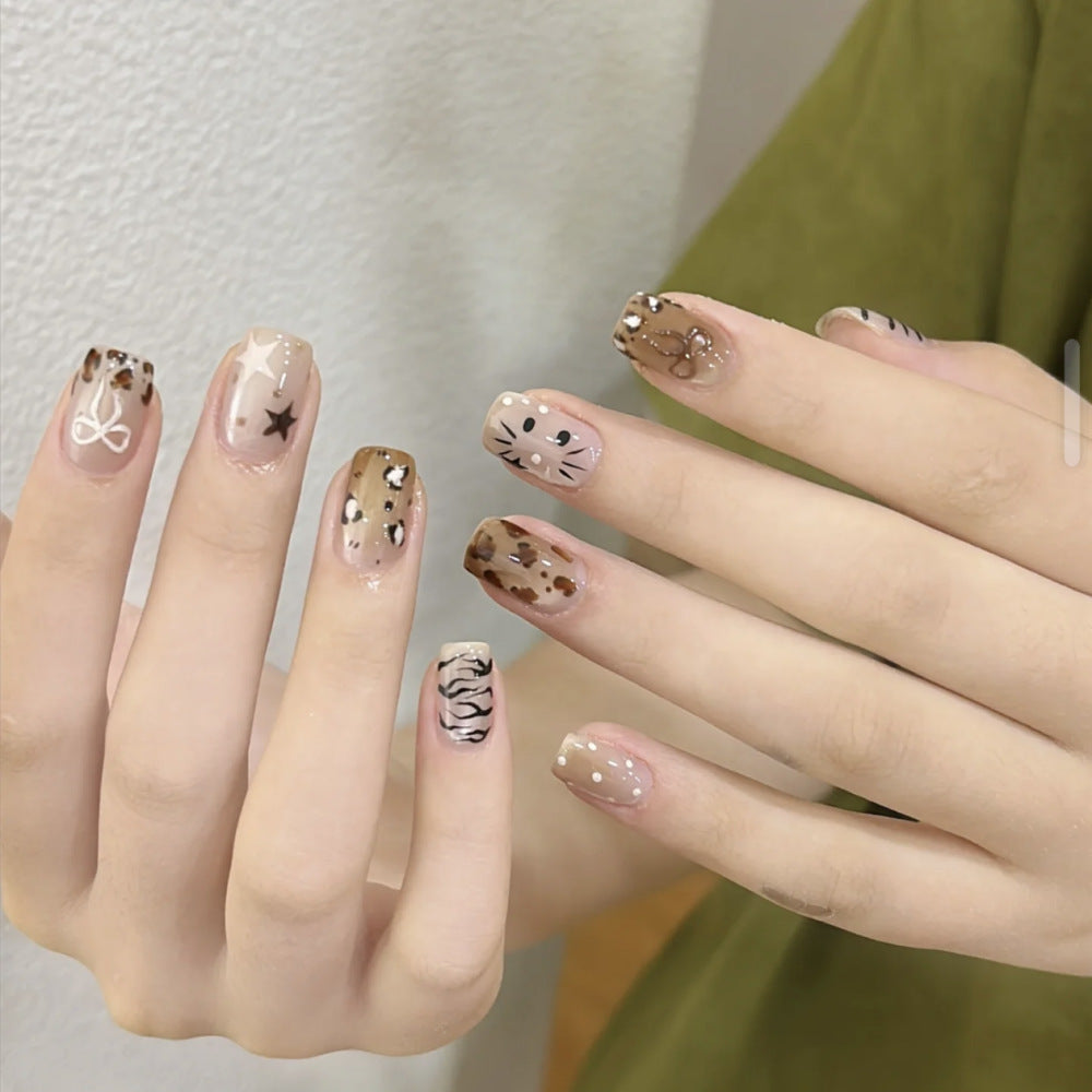 Decorative 3D Glitter Stiletto Nail Enhancements