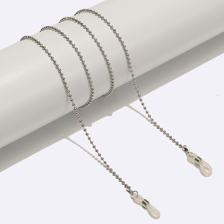 Elegant Heart-Shaped Pearl Chain Eyewear Holder Kalsten